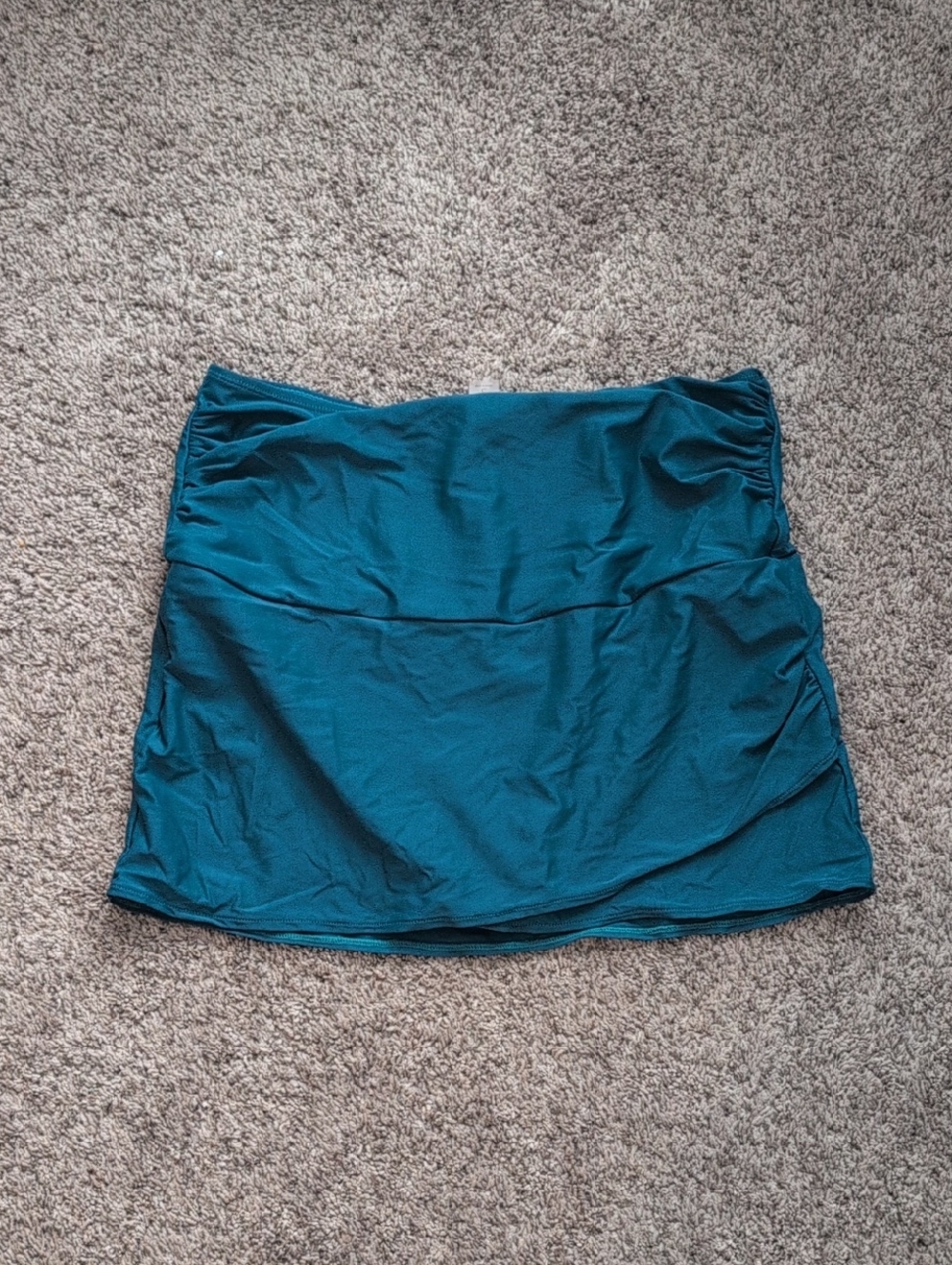 Teal Women's Skirt - Stretch Pull-On Skirt